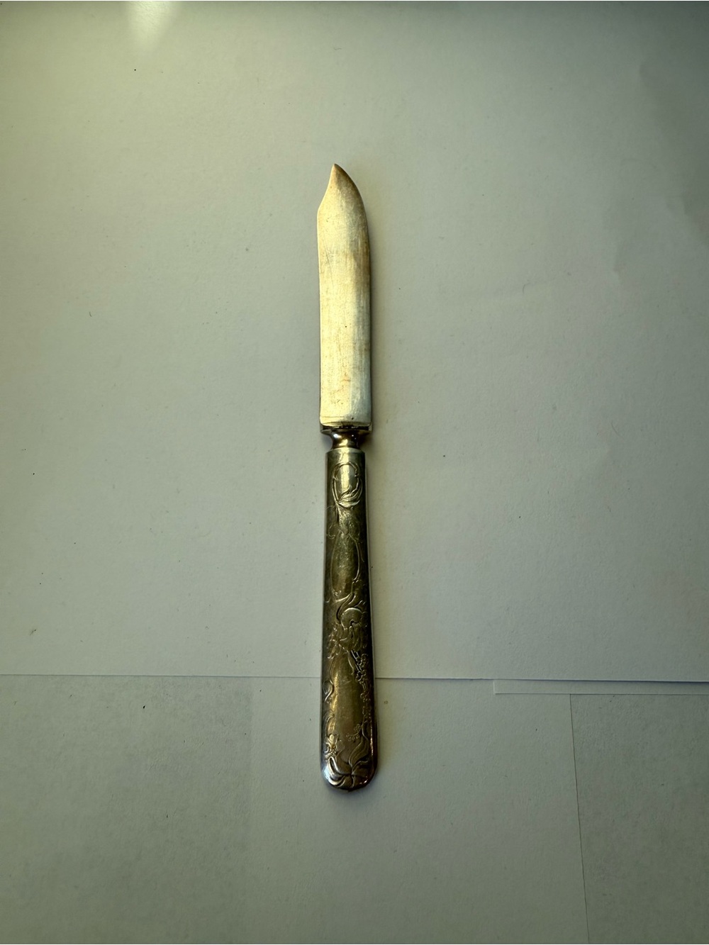 Vintage WM Rogers silver plated butter knife
